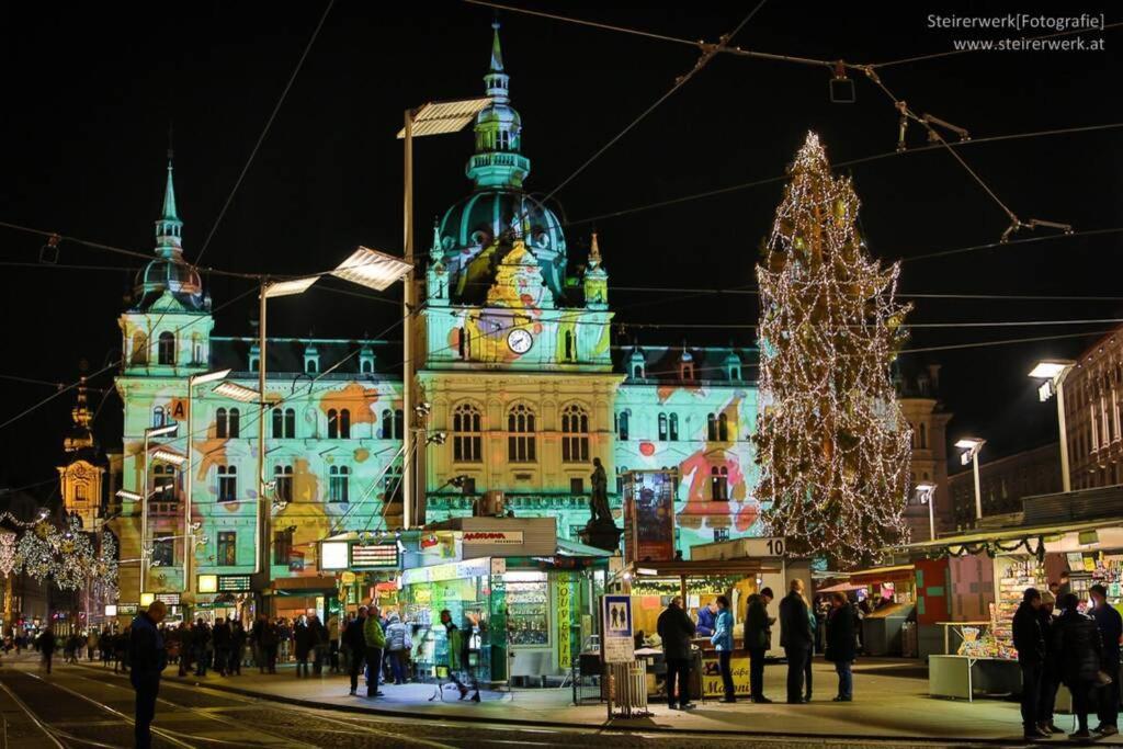 Wohnung Am Grazer Hauptplatz Buitenkant foto